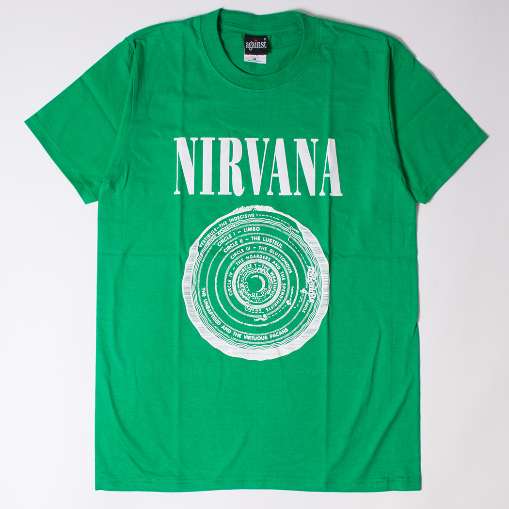 ロックtシャツ Nirvana ニルヴァーナ サークルロゴ アパレル 株式会社 パッショーネ 問屋 仕入れ 卸 卸売の専門 仕入れならnetsea