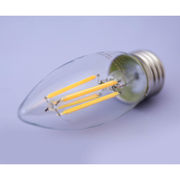 LEDフィラメント電球【4W/E26 水雷型シャンデリア電球】バルブ