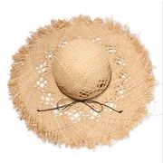 人気 UVカット UV 紫外線対策 帽子 レディース つば広 キャペリン 麦わら帽子 女優帽