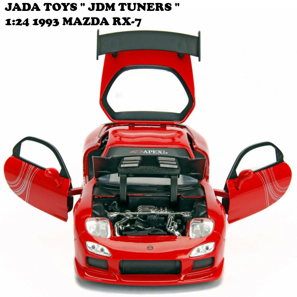JadaTOYS 1/24 マツダRX-7 2台セット JADATOYS 1:24 JDM TUNERS 1993 MAZDA RX-7 ミニカー【2台セット