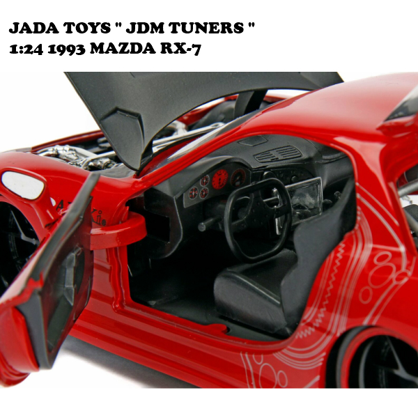 JadaTOYS 1／24 マツダRX-7 2台セット Jada JADATOYS 1/24 ワイルドスピード ミニカー 2台 セット ハン