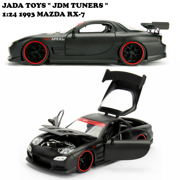Amazon | JADA TOYS 1/24 マツダ RX-7 カスタム レッド/JDM TUNERS MAZDA RX-7 98568RD |  ミニカー・ダイキャストカー | ホビー
