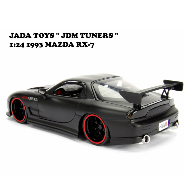 JADATOYS 1:24 JDM TUNERS 1993 MAZDA RX-7 ミニカー【2台セット