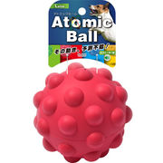 【お取り寄せ商品】ナチュラルラバーの丈夫なボール！「アトミックボール　Ｌ　レッド」