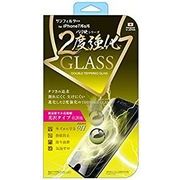 iPhone8/7/6S/6対応 バリ硬 ２度強化ガラス 光沢