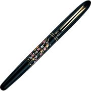 手紙ペン　蒔絵物語　硬筆　枝垂桜　黒