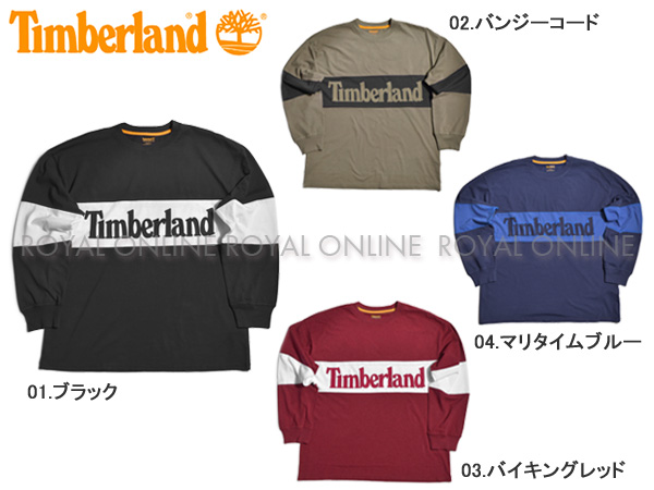 S) 【ティンバーランド】 A1MBW 1 37 長袖Tシャツ リニアツリー オーバーサイズ 全4色　メンズ