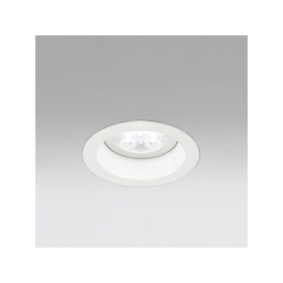 LEDダウンライト M形 φ100 JR12V-50W形 LED5灯 配光角49°連続調光 本体色:オフホワイト 白色形 4000K