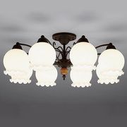 LEDシャンデリア ～12畳 E26 LED電球9.1W×8灯 電球色