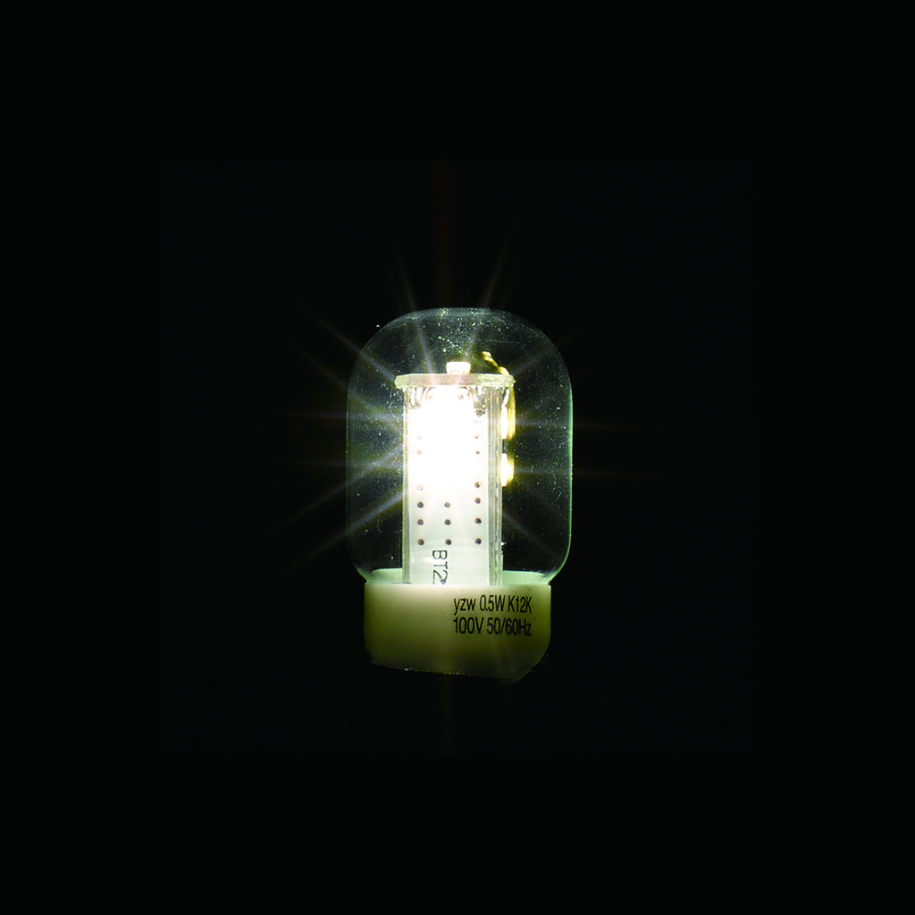 YAZAWA(ヤザワ）ナツメ形LEDランプ昼白色E12クリア　LDT1NG20E12