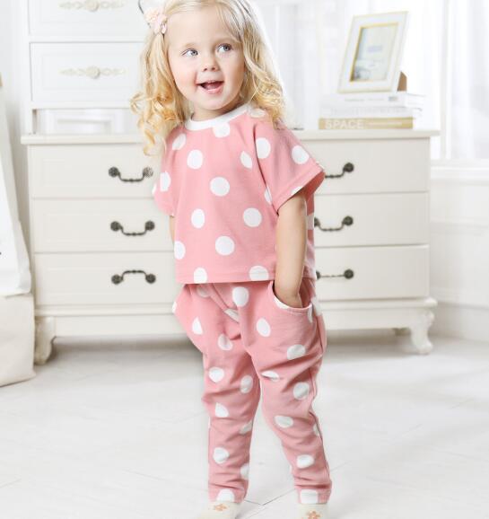 2019年新作★春新品★子供服上下セット★シャツ&パンツ2点セット★女の子★2色80-120