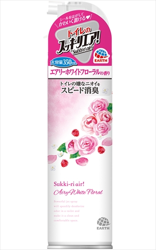 トイレのスッキーリエア！ Sukki－ri air！ エアリーホワイトフローラルの香り 【 芳香剤・トイレ用 】