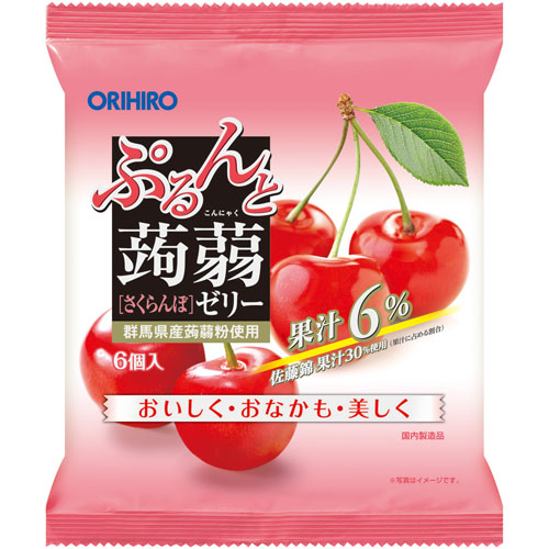 ぷるんと蒟蒻ゼリーパウチ さくらんぼ