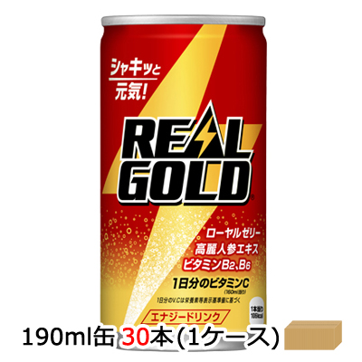 ☆● コカ・コーラ リアルゴールド190ml缶×30本 × 1ケース　46067
