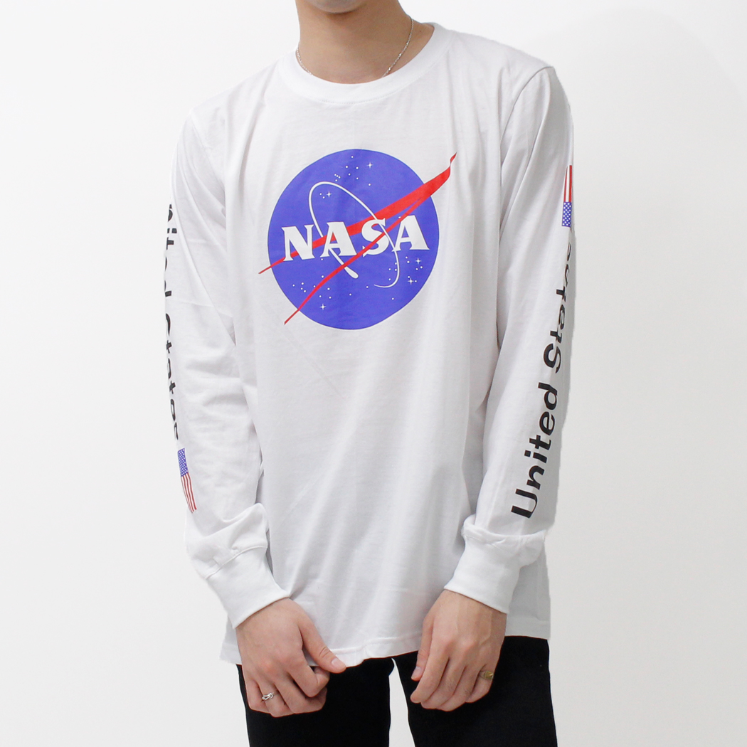 アルファ Alpha 長袖 ロンＴ Tシャツ tee NASA ナサ - Tシャツ