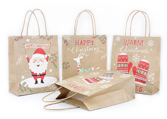 【雑貨】プレゼント　クリスマスグッズ　紙袋　ラッピング