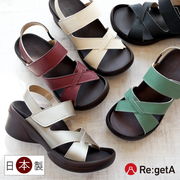 【2026年春夏/新色入荷】リゲッタ サンダル 日本製 ローリングシューズ ストラップ 厚底 ウェッジソール