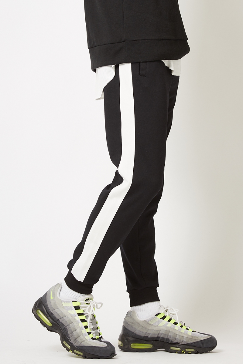 サイド ライン パンツ メンズ レディース スウェット ダンス スキニー スリム ジャージ ジョガーパンツ アパレル 株式会社 インプローブス 問屋 仕入れ 卸 卸売の専門 仕入れならnetsea