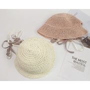 夏ファッション　激安　キッズ　　帽子　キャップ　麦わら帽子　紫外線対策　レトロ　サンマー