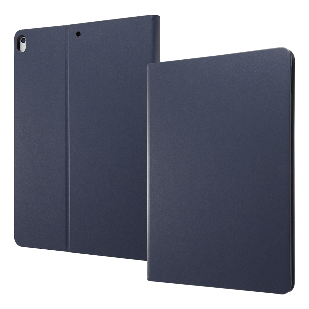 iPad Air 2019 10.5inch 第3世代/iPad Pro 2017 10.5inch  レザーケース スタンド機能付き/ダークネイビー