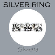 リング-10 / 1-2357 ◆ Silver925 シルバー デザイン リング