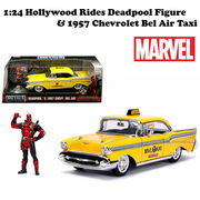 1:24 Hollywood Rides Deadpool TAXI with Deadpool Figure【 デッドプールミニカー】