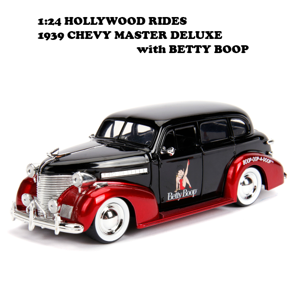 1:24 Hollywood Rides 1939 CHEVY MASTER DELUXE W/BETTY BOOP ...