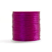 ポリウレタンゴム　30　紫紅　　ハンドメイド　ブレスレット　水晶の線　約80m　全34色　オペロン　糸