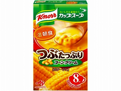 AJINOMOTO クノール カップスープ 粒たっぷりコーンクリーム 8袋 x6 *