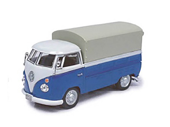 Cararama/カララマ VW T1 ピックアップ 幌付 ホワイト/ブルー