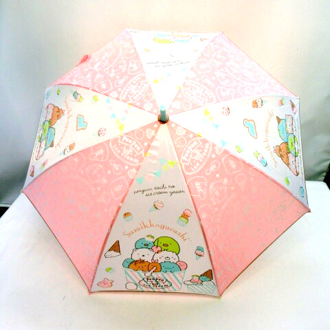 雨傘 ジュニア用 55cmすみっコぐらしアイスクリーム柄ジャンプ傘 ファッション雑貨 株式会社 北川商店 問屋 仕入れ 卸 卸売の専門 仕入れならnetsea