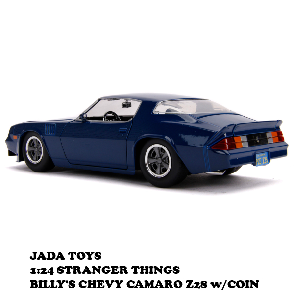 1:24 STRANGER THINGS BILLY'S 1979 CHEVY CAMARO Z/28 w/COIN ...