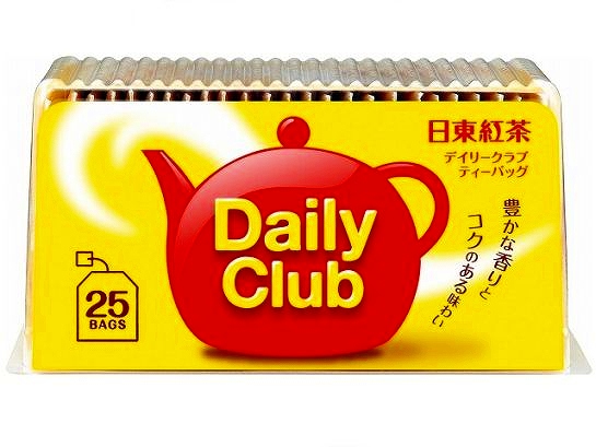 日東紅茶 デイリークラブ ティーバッグ 25袋 x15 *