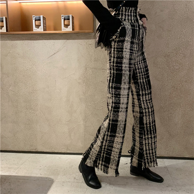韓国ファッション　パンツ　クラシック　スリム