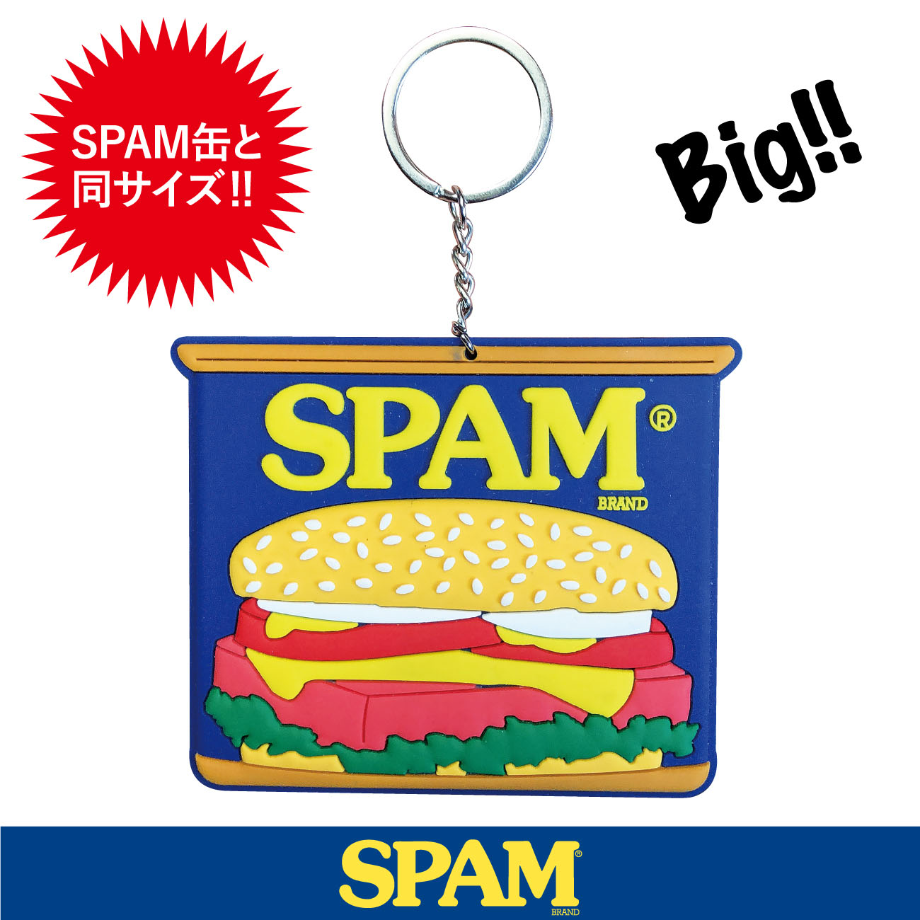 PVC KEYCHAIN SPAM CAN