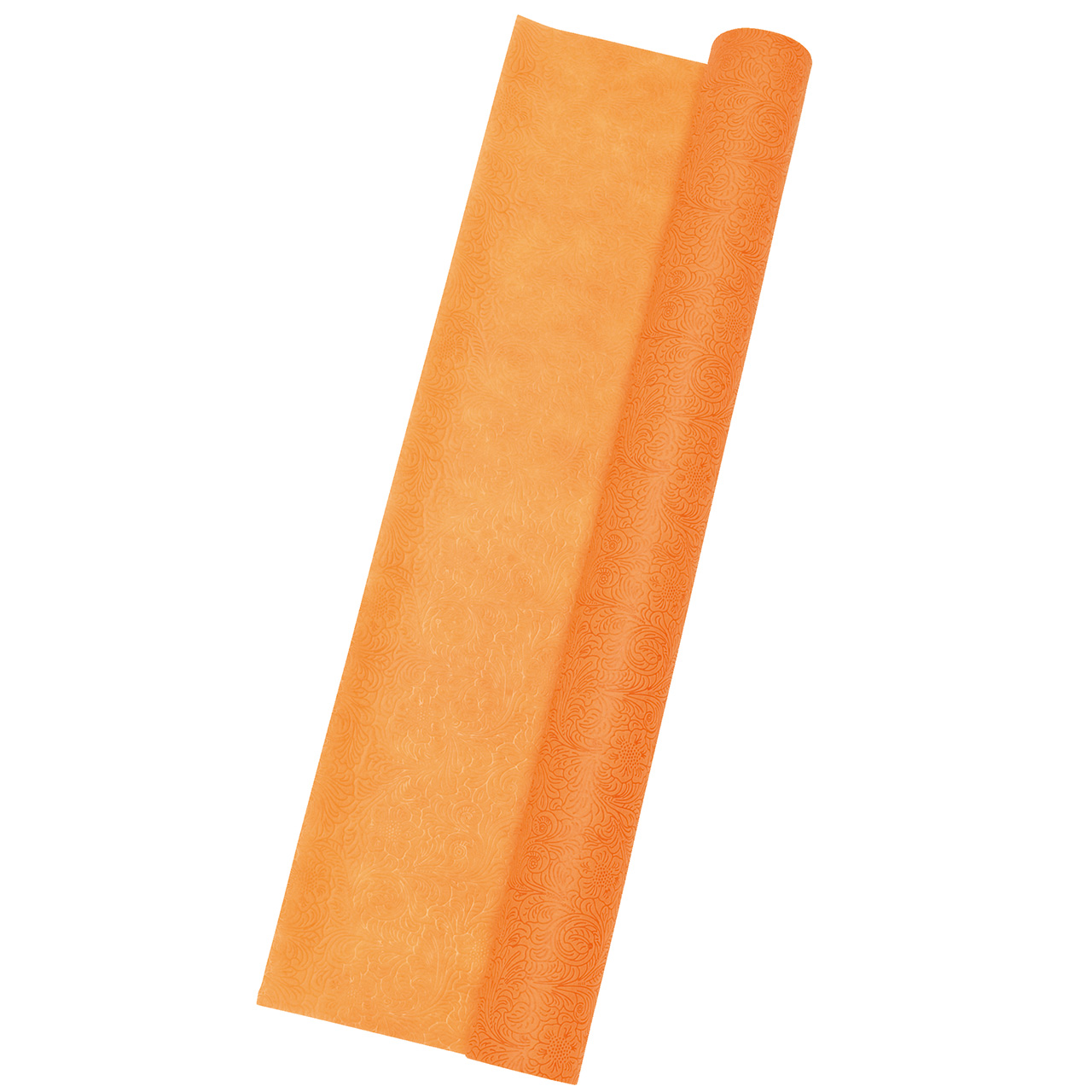 バティックロール　オレンジ　包装資材　ラッピング　不織布