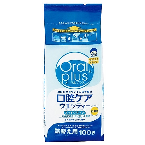 アサヒグループ食品（Asahi） Oralplusオーラルプラス 口腔ケアウエッティー（スッキリタイプ）詰替用