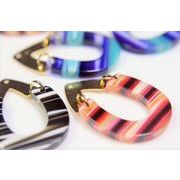 【秋冬アクセサリー】アクリルパーツ×合金枠  トレンドパーツ　デコパーツ　ハンドメイド新色追加