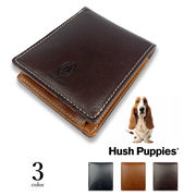 全3色 Hush Puppies ハッシュパピー リアルレザー バイカラー 二つ折り財布 ショートウォレット
