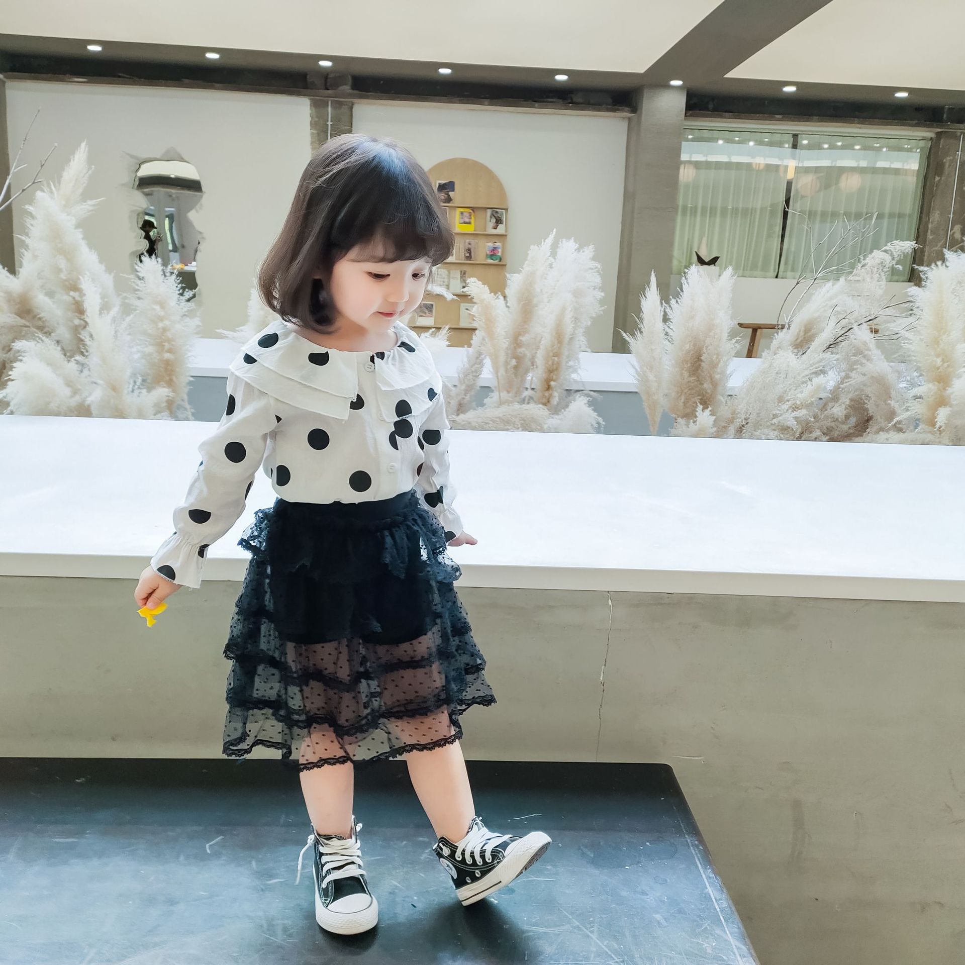 SALE／73%OFF】 再入荷 韓国子供服 ドット スカート KIDS 可愛い 女の子