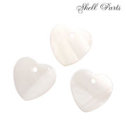シェルパーツ 【22.ハート 12mm】10個/50個売りパーツ｜アクセサリーパーツ ハンドメイド