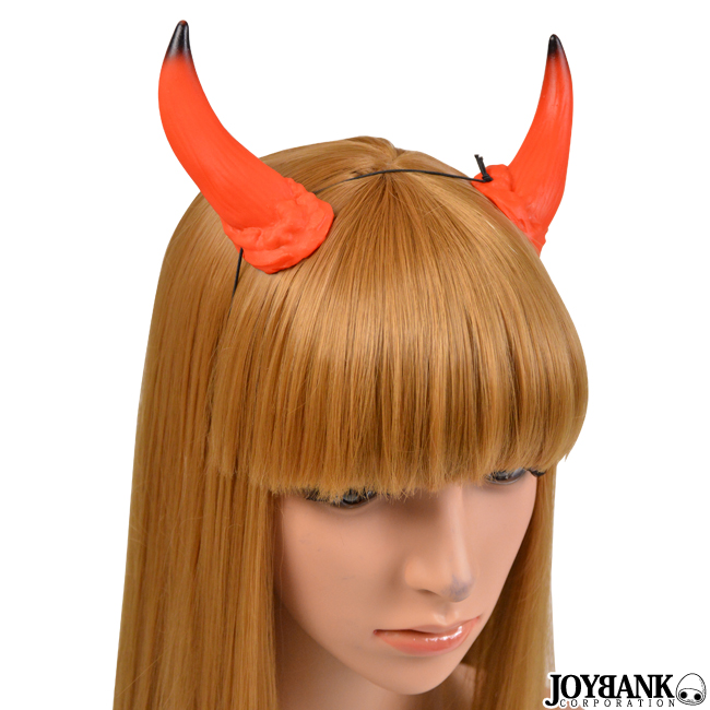 赤い角 鬼 赤鬼 デビル 悪魔 コスプレ ハロウィン シリコン ヘアバンド 雑貨 Joybank Corporation 問屋 仕入れ 卸 卸売の専門 仕入れならnetsea