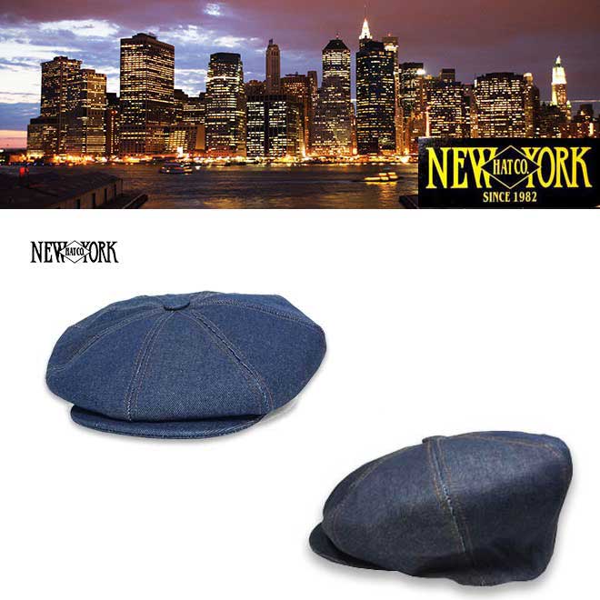 NEWYORK HAT#6291 DENIM BIG  APPLE 18498