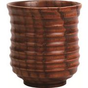 木製　木目　千筋　フリーカップ