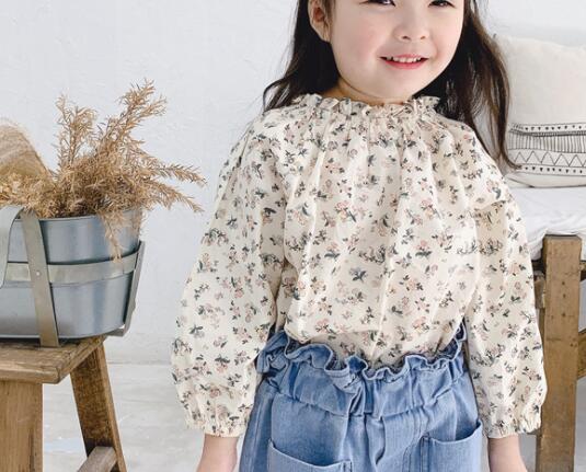 春新作登場 女の子トップス Tシャツ ブラウス 長袖 フラワー 可愛い服 80 130 ファッション雑貨 桓宇国際貿易 株式会社 問屋 仕入れ 卸 卸売の専門 仕入れならnetsea