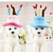 ペット用　誕生日　帽子　cap　犬、猫　キャップ　ペット用品　ペット