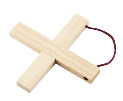 SKK： 木製クロスなべ敷き