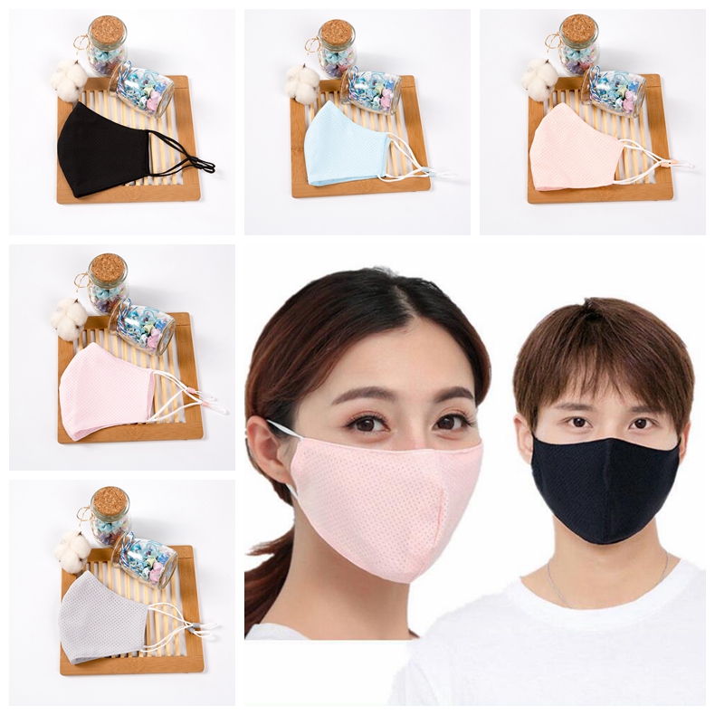 接触冷感 夏 マスク  洗えるマスク UVカット 3D立体構造 乾きやすい 伸縮性あり