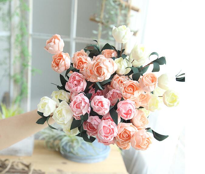 お祝い 結婚式 パーティー 花  造花 手作り 花束 フラワー インテリア 記念日 母の日 誕生日 ボタン