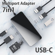 変換アダプタ USB3.0 Type C ハブ ドッキングステーション 7in1 USB 急速データー転送 HDMI 4K